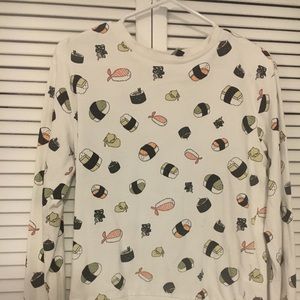 Kawaii sushi long sleeve shirt